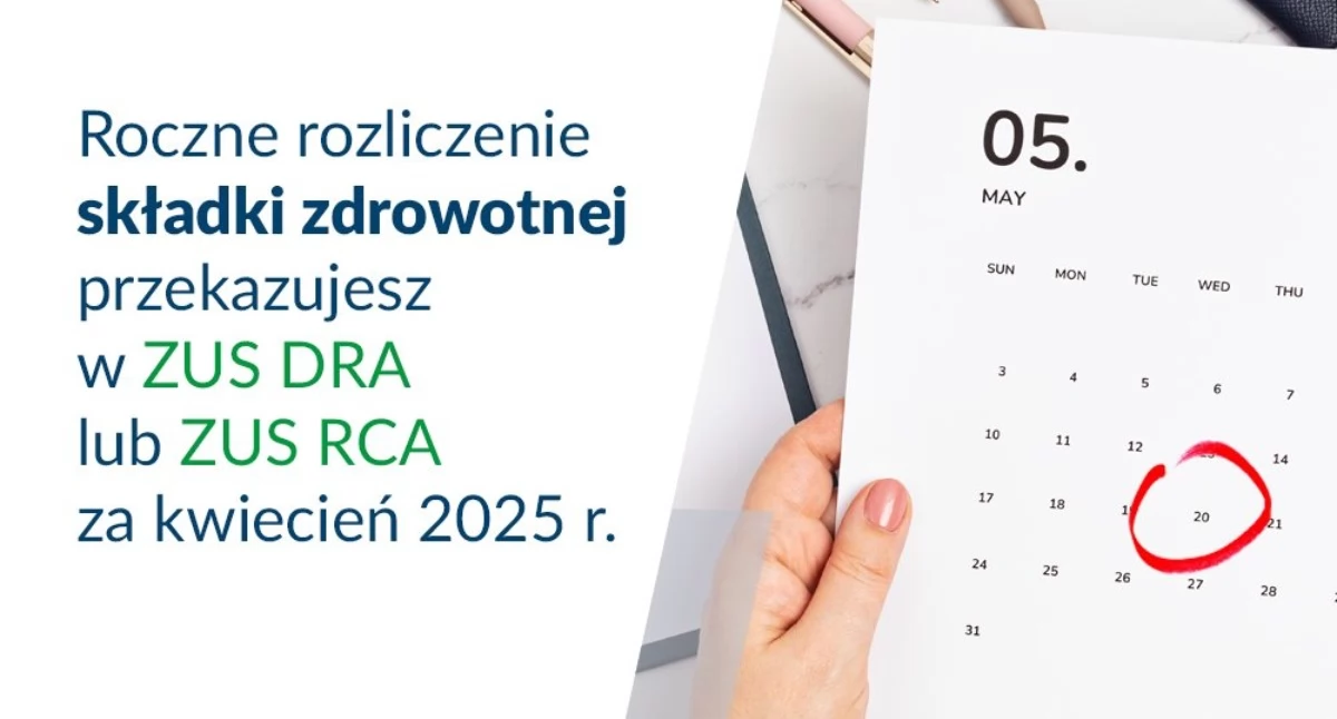 Zbliża się czas na roczne rozliczenie składki zdrowotnej