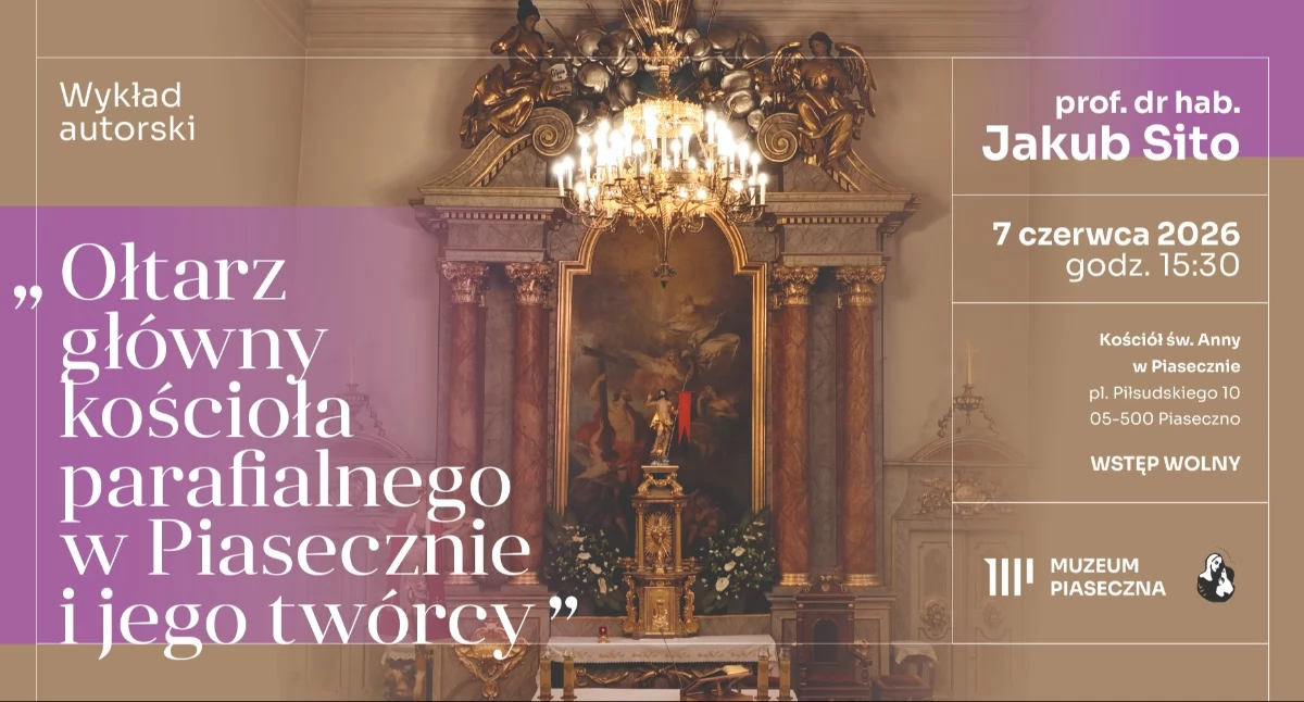 Wykład Muzeum Piaseczna w Kościele św. Anny w Piasecznie