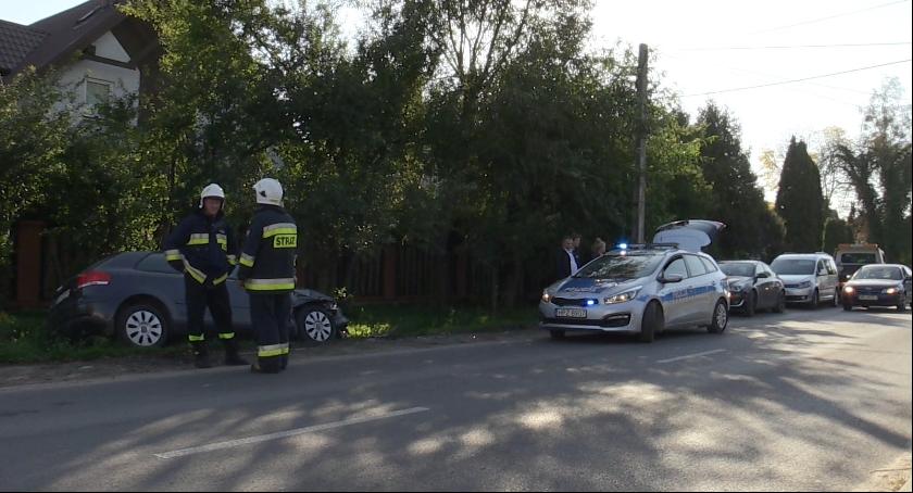 Pijany na Krasickiego spowodował kolizję.