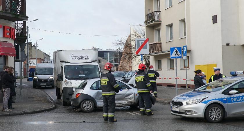 Kolizja na ul.Kościuszki róg Nadarzyńskiej