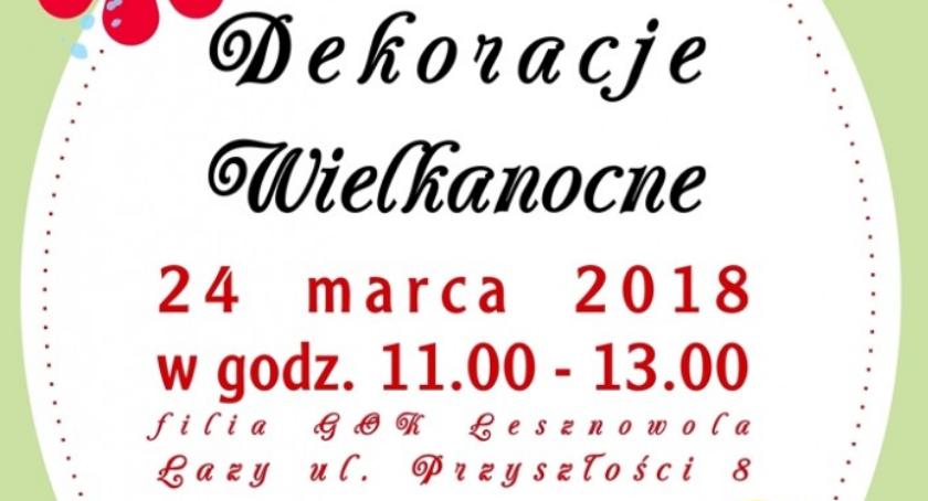 Dekoracje wielkanocne - warsztaty dla dzieci (24-03-2018)