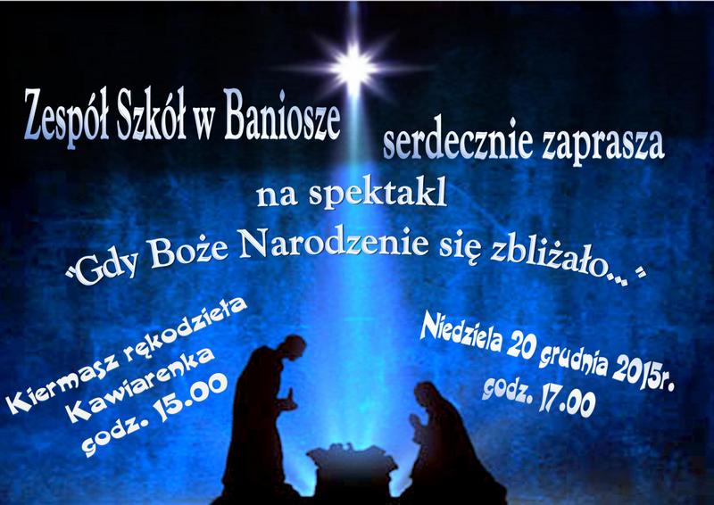 Kiermasz i jasełka w Baniosze