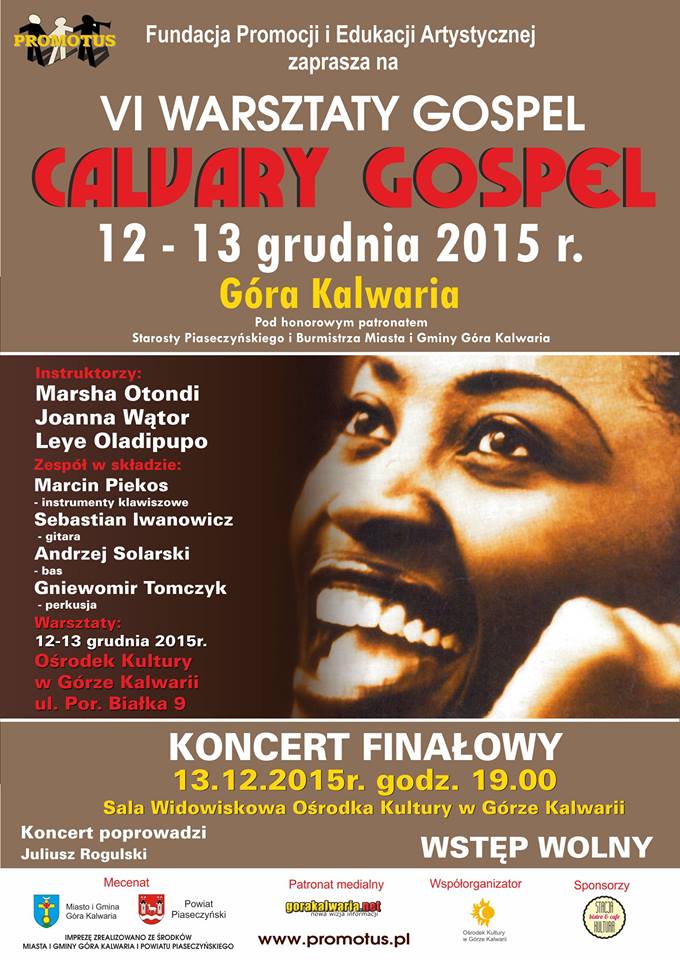 VI warsztaty Calvary Gospel