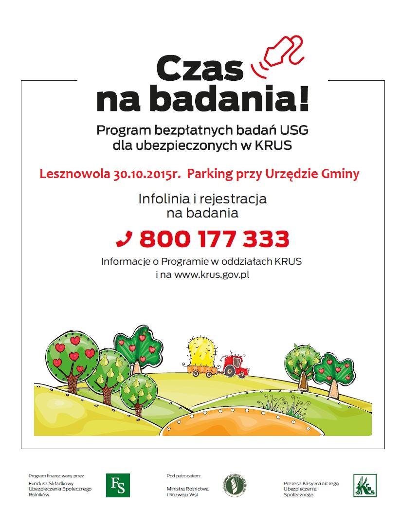 Bezpłatne USG dla Rolników