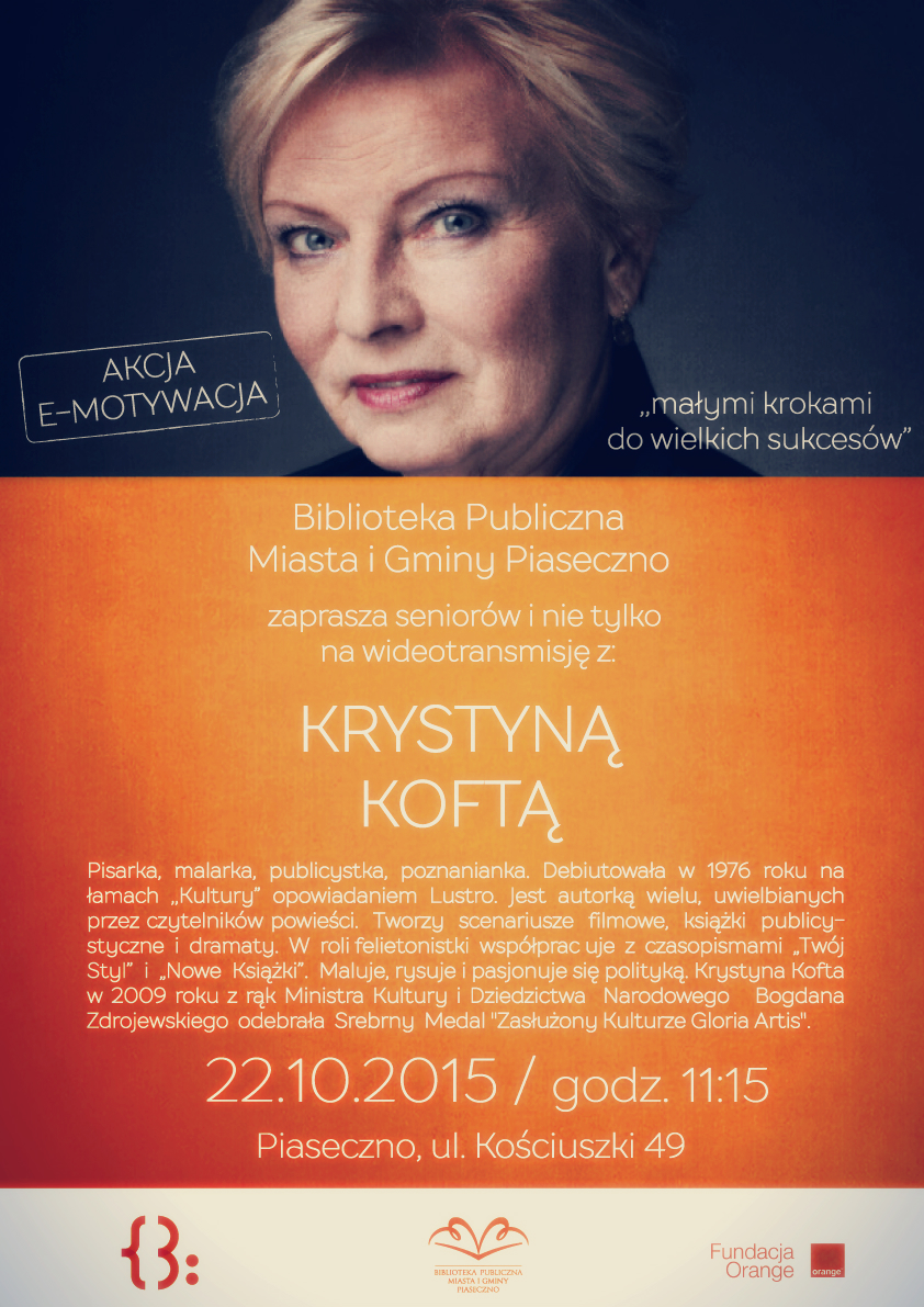 E-spotkanie z Krystyną Koftą