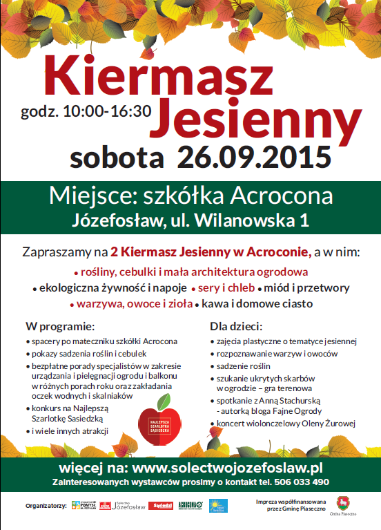 Kiermasz Jesienny w Józefosławiu