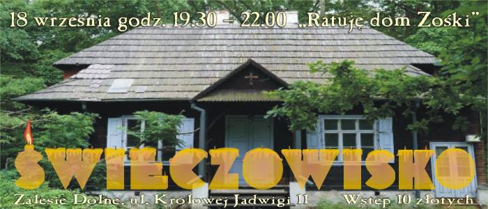 Świeczowisko plenerowe w wilii Zośki