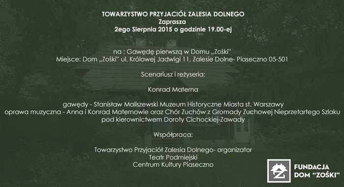Gawęda w Domu ZOŚKI