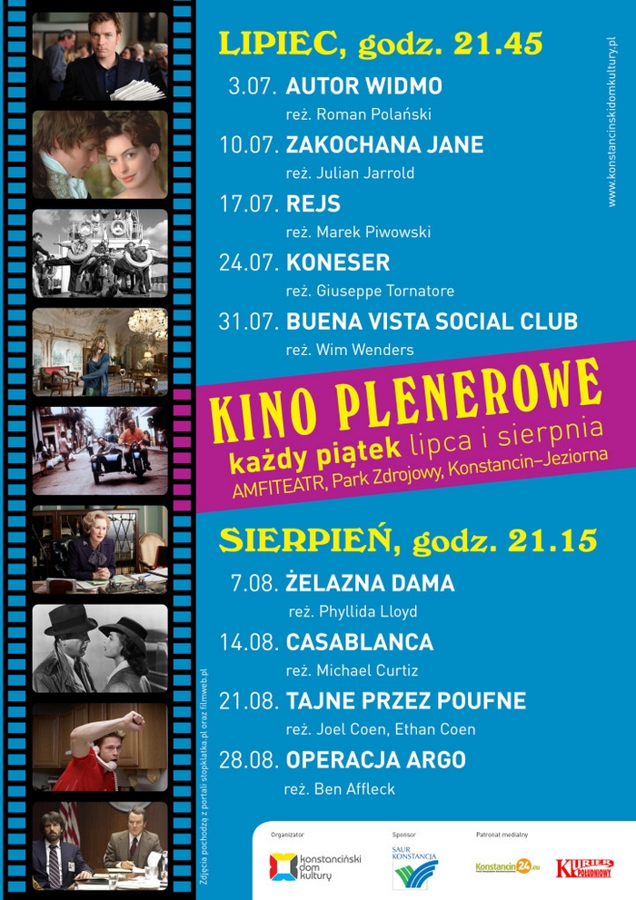 Kino plenerowe w Konstancinie