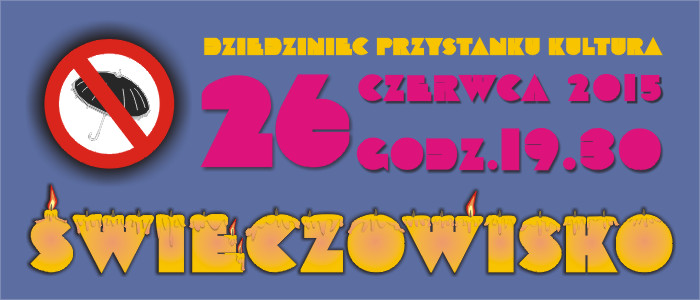 Świeczowisko w plenerze