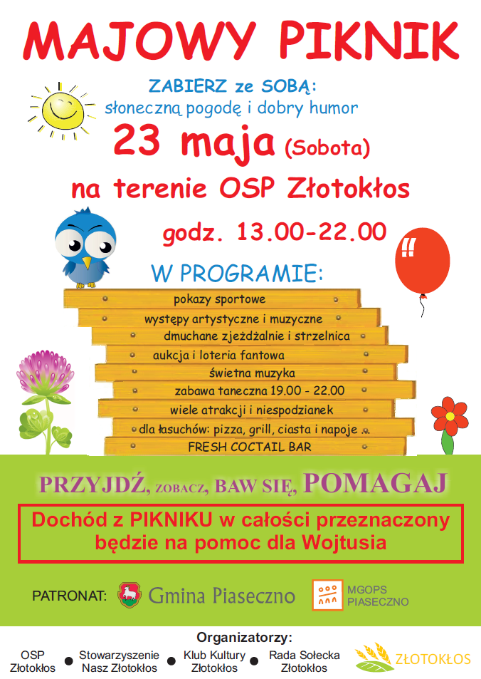 Piknik charytatywny dla Wojtusia