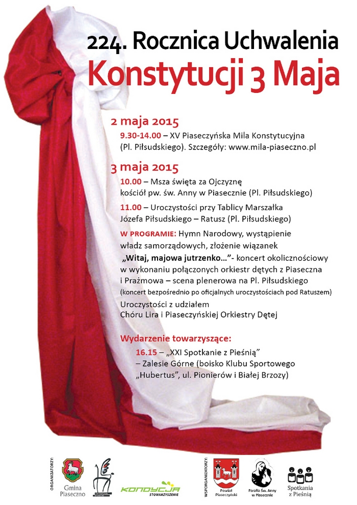 224 rocznica uchwalenia Konstytucji 3 Maja