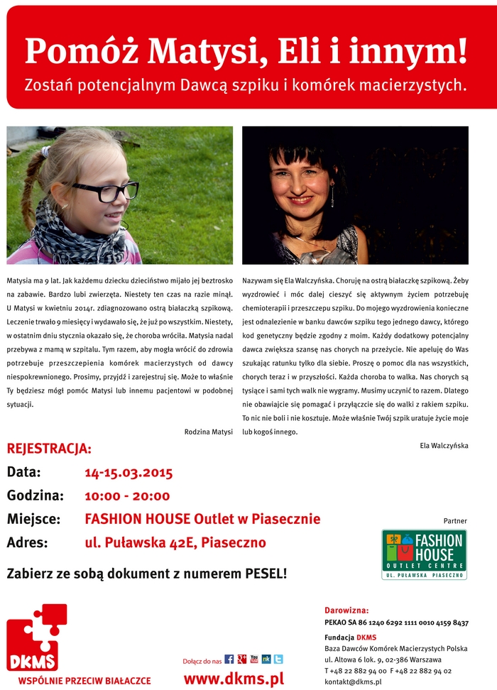 Pomóż Matysi, Eli i Innym