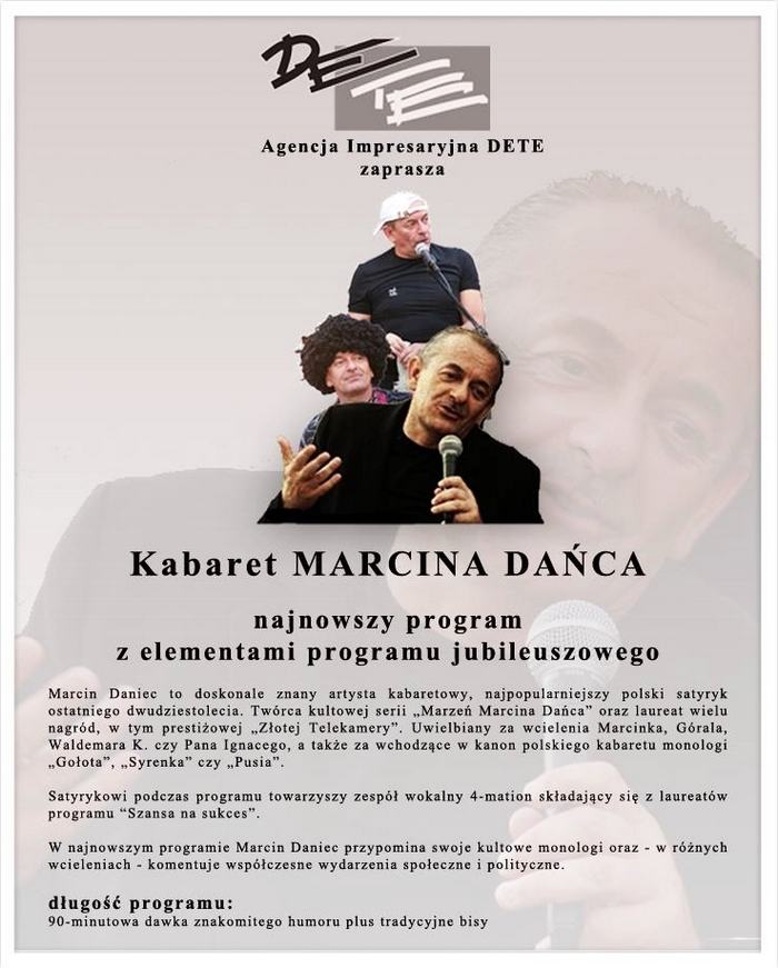 Marcin Daniec w Tarczynie