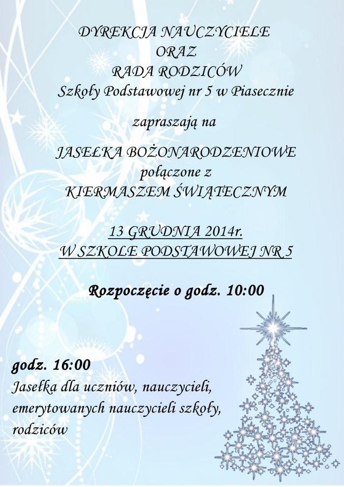 Kiermasz Bożonarodzeniowy