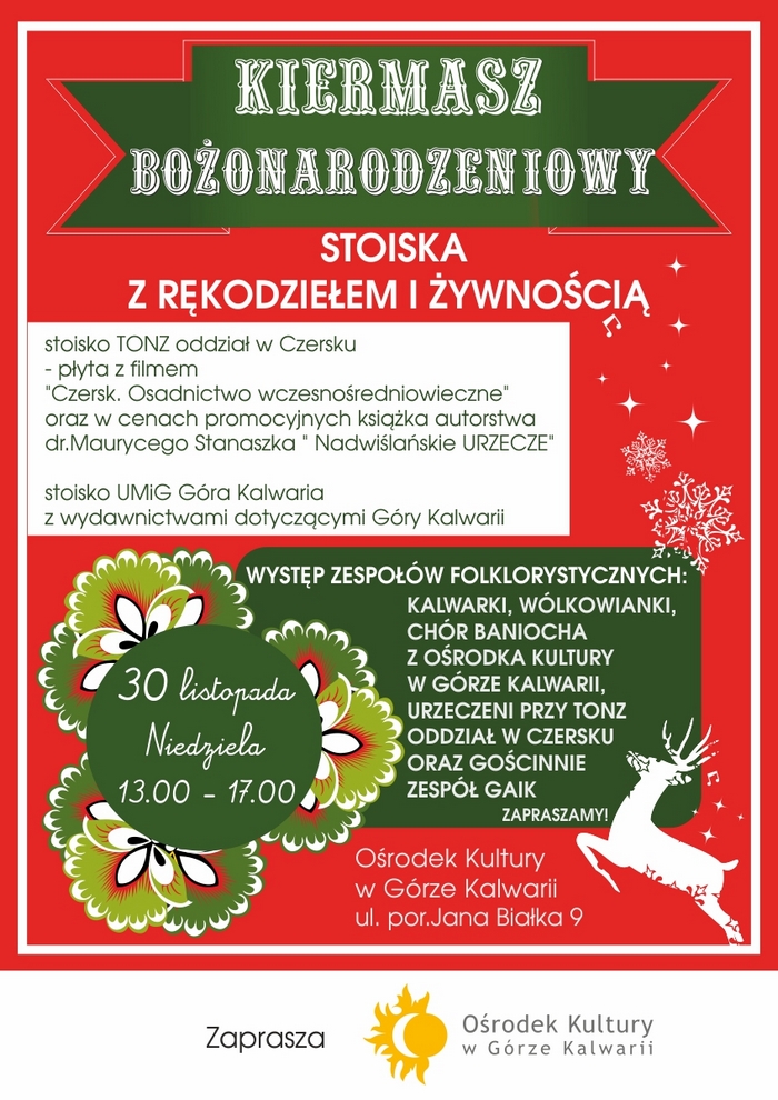 Kiermasz Bożonarodzeniowy