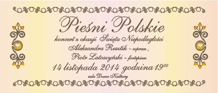 Koncert z okazji Święta Niepodległości