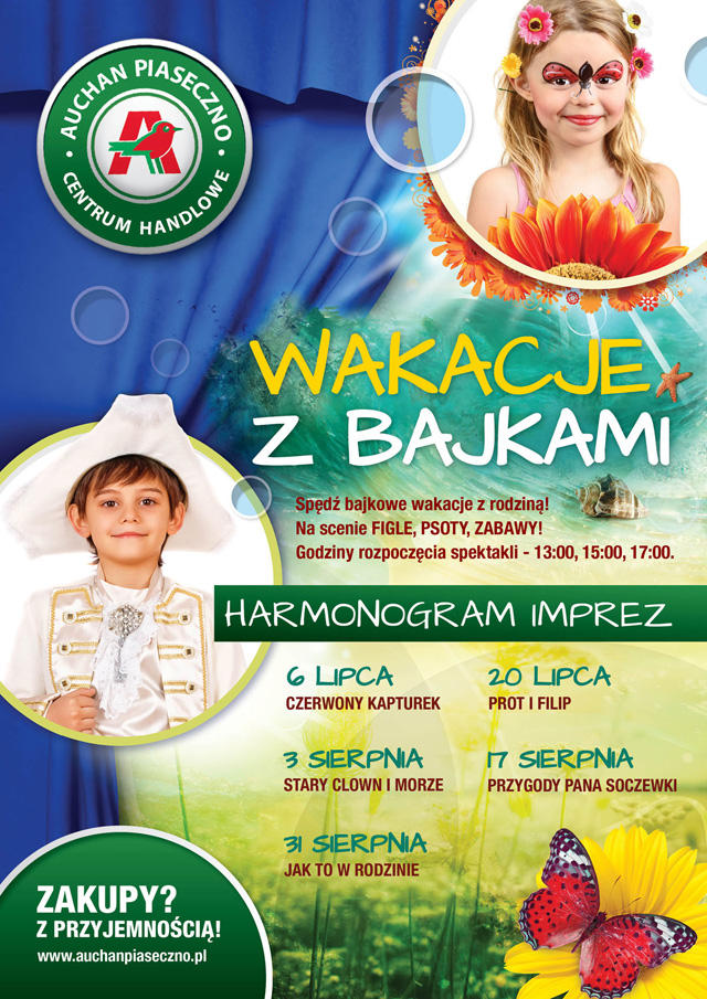 Wakacje z bajkami w Auchan