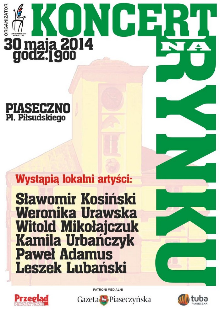 Koncert na rynku w Piasecznie
