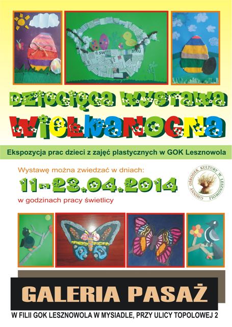 Dziecięca wystawa wielkanocna