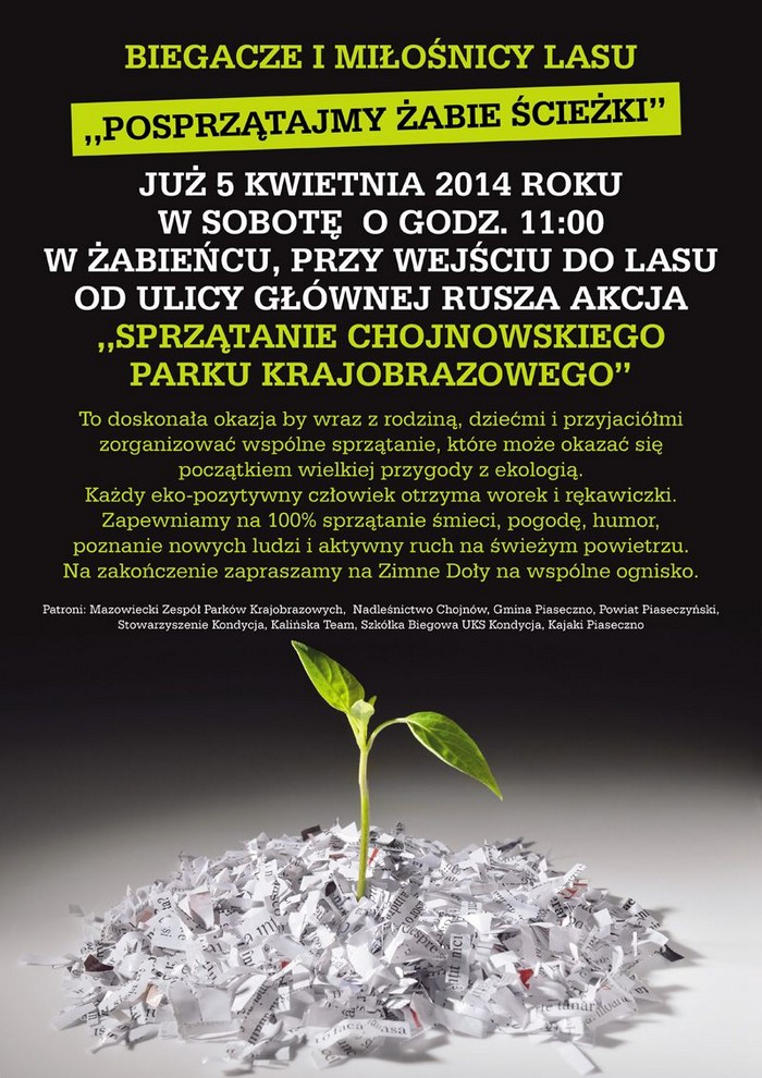 Posprzątajmy Żabie Ścieżki