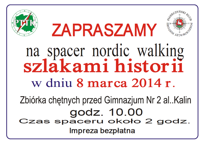 Spacer nordic walking