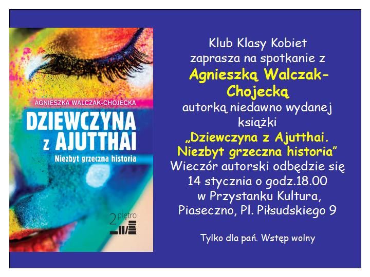 Wieczór autorski Agnieszki Walczak - Chojeckiej