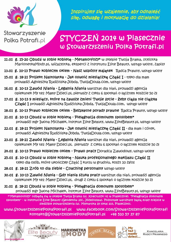 Styczniowe warsztaty w Stowarzyszeniu Polka Potrafi