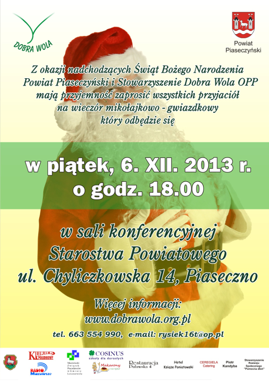 Wieczór mikołajkowy Dobrej Woli