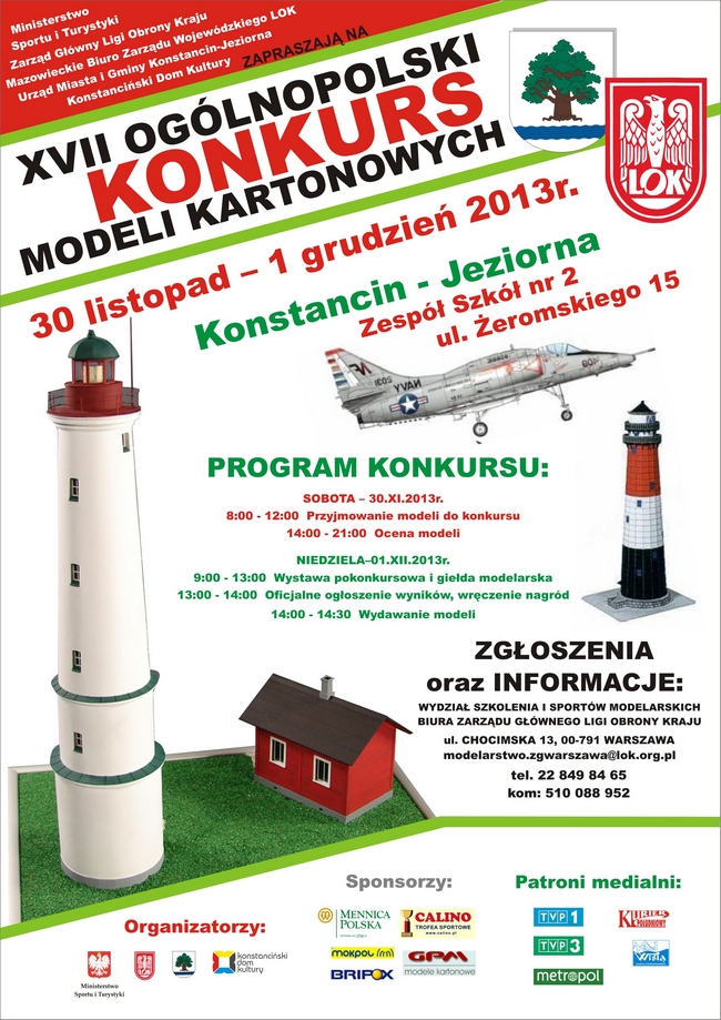 Konkurs modeli kartonowych