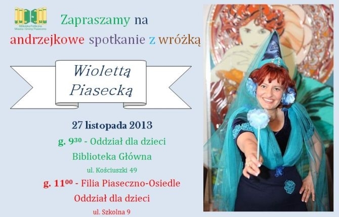 Spotkanie z Wiolettą Piasecką