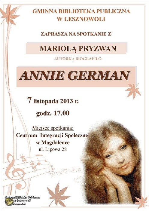 Spotkanie z Mariolą Pryzwan