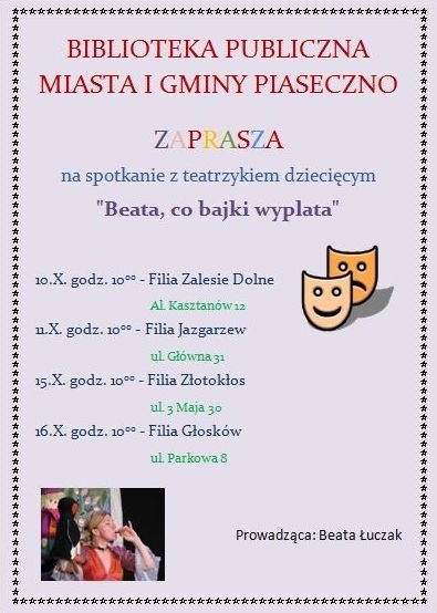 Beata, co bajki wyplata