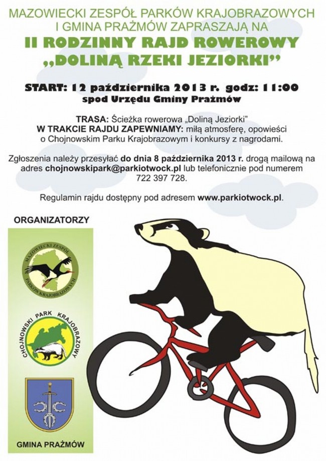 Rajd Doliną rzeki Jeziorki