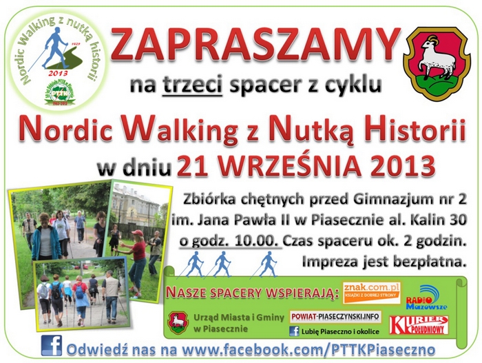 Nordic Walking z Nutką Historii