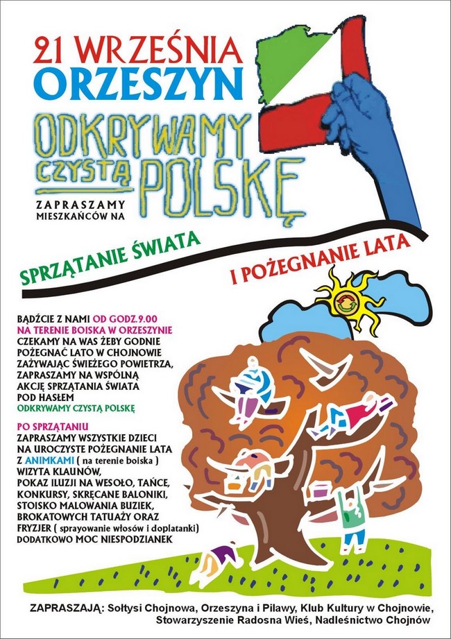 Sprzątanie i pożegnanie lata