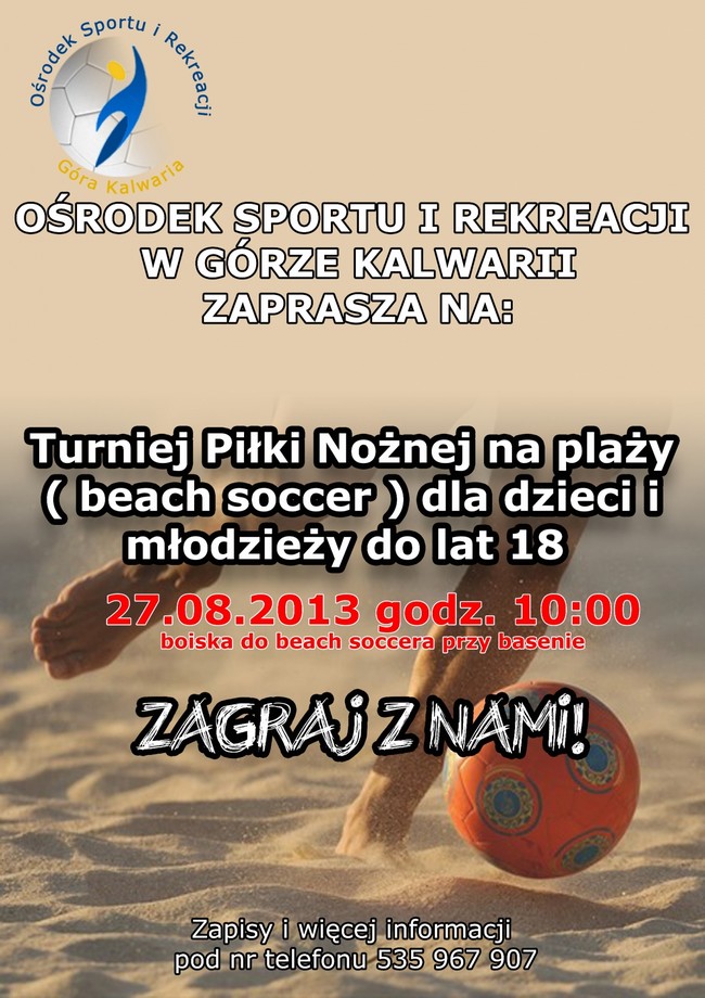 Turniej Beach Soccera
