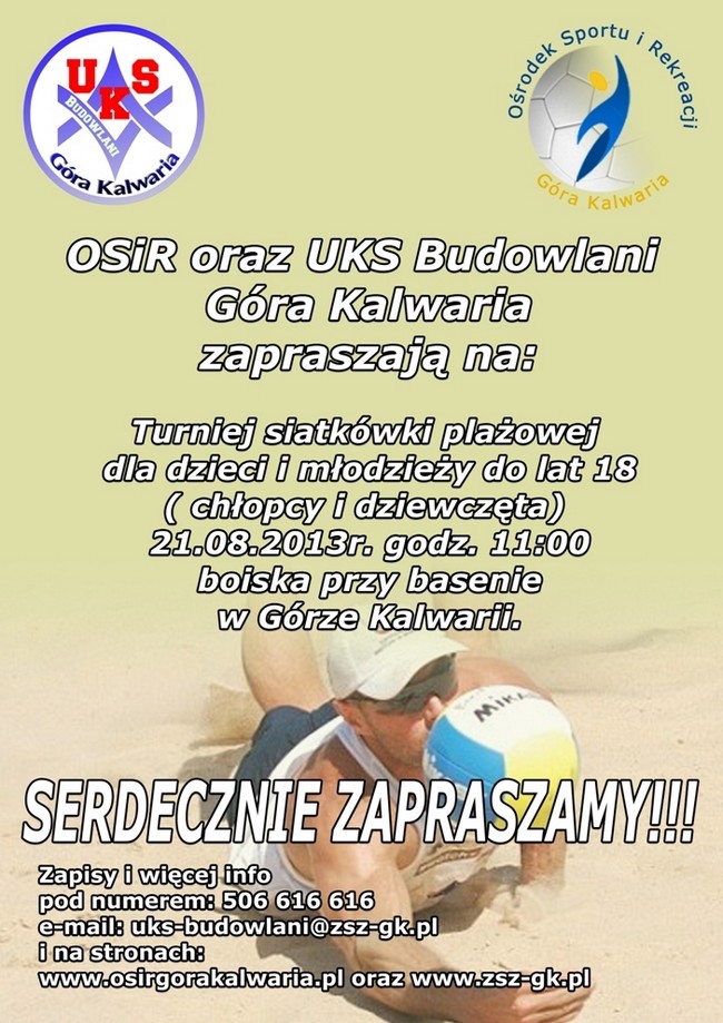 Turniej Siatkówki Plażowej