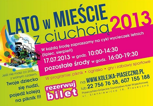 Lato z Wąskotorówką