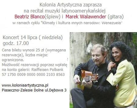 Recital muzyki latynoamerykańskiej