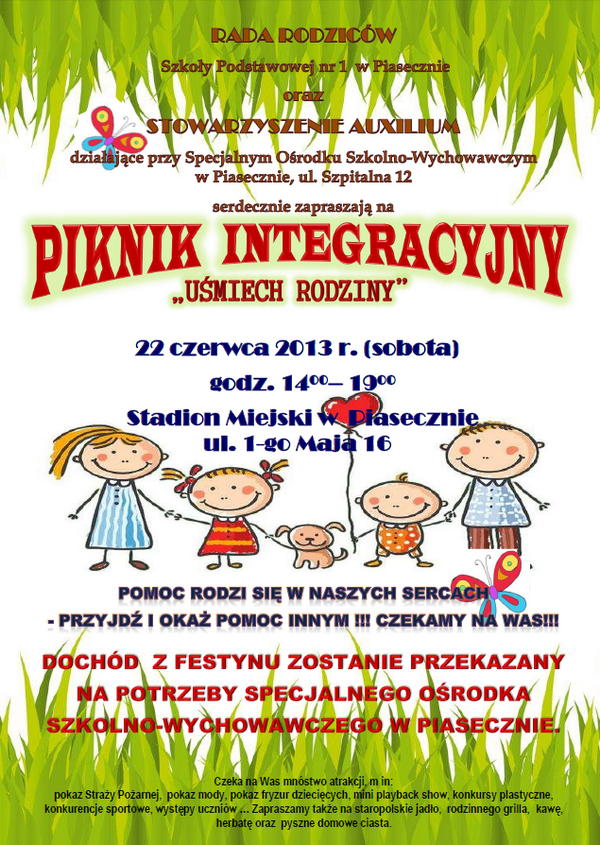 Piknik Uśmiech rodziny