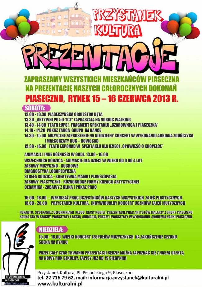 Prezentacja Przystanku Kultura