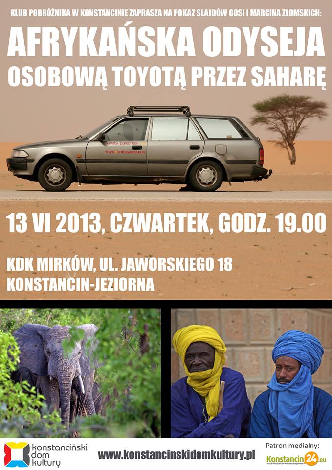 Podróż Toyotą przez Saharę