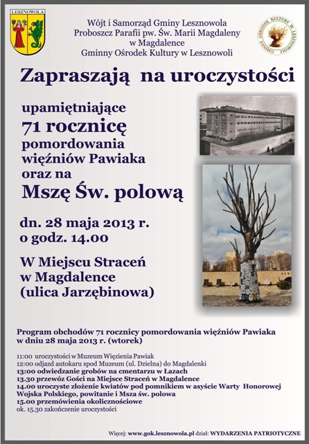 Uroczystości w Magdalence