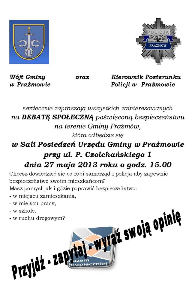 Debata Społeczna w Prażmowie