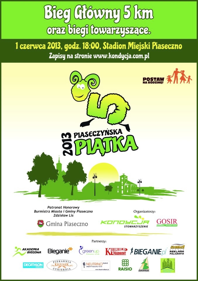 Biegaj na piątkę w Piasecznie