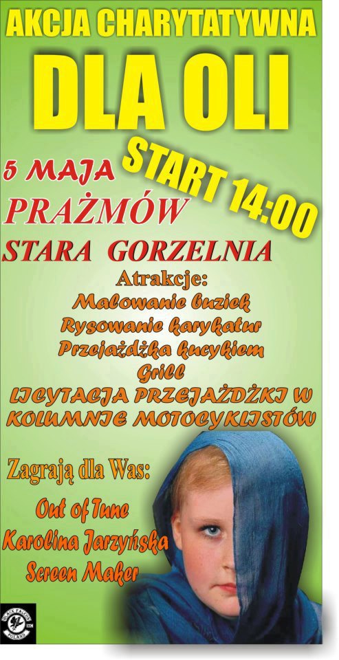 Koncert charytatywny dla Oli