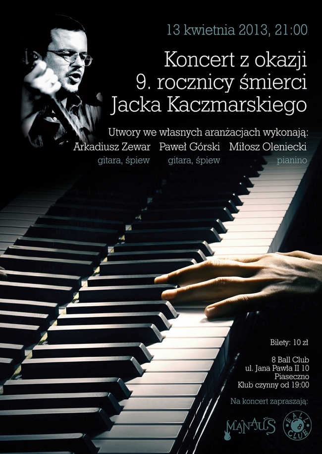 Koncert z okazji rocznicy śmierci Jacka Kaczmarskiego
