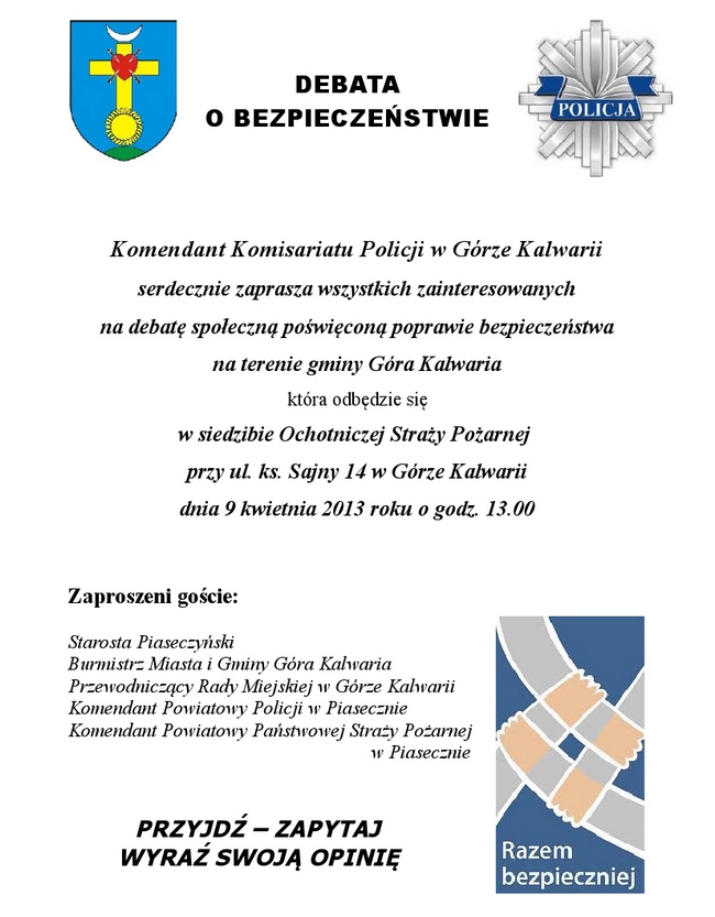 Debata o bezpieczeństwie