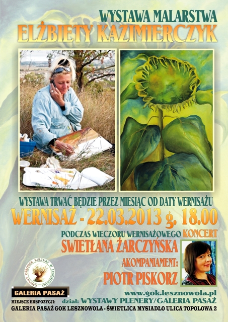 Wernisaż wystawy Elżbiety Kazimierczyk